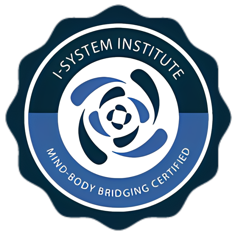 I-System Institute certification badge design.